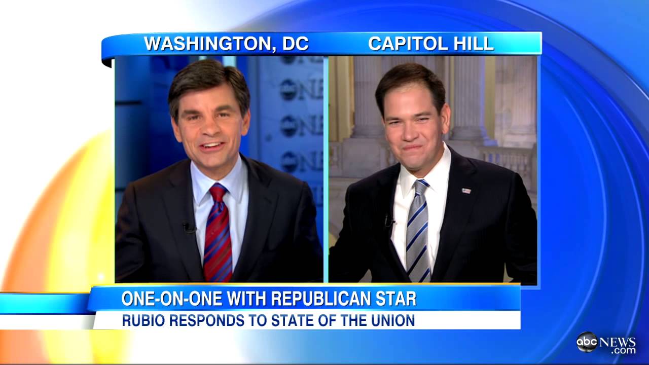 Marco Rubio Water Bottle Moment at State of the Union Resurfaces in 'GMA' Interview