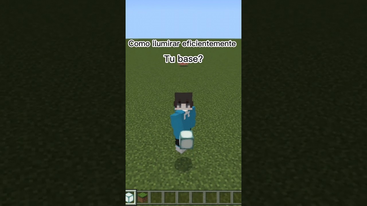 Como iluminar eficientemente en #minecraft #tutorial #survivaltecnico