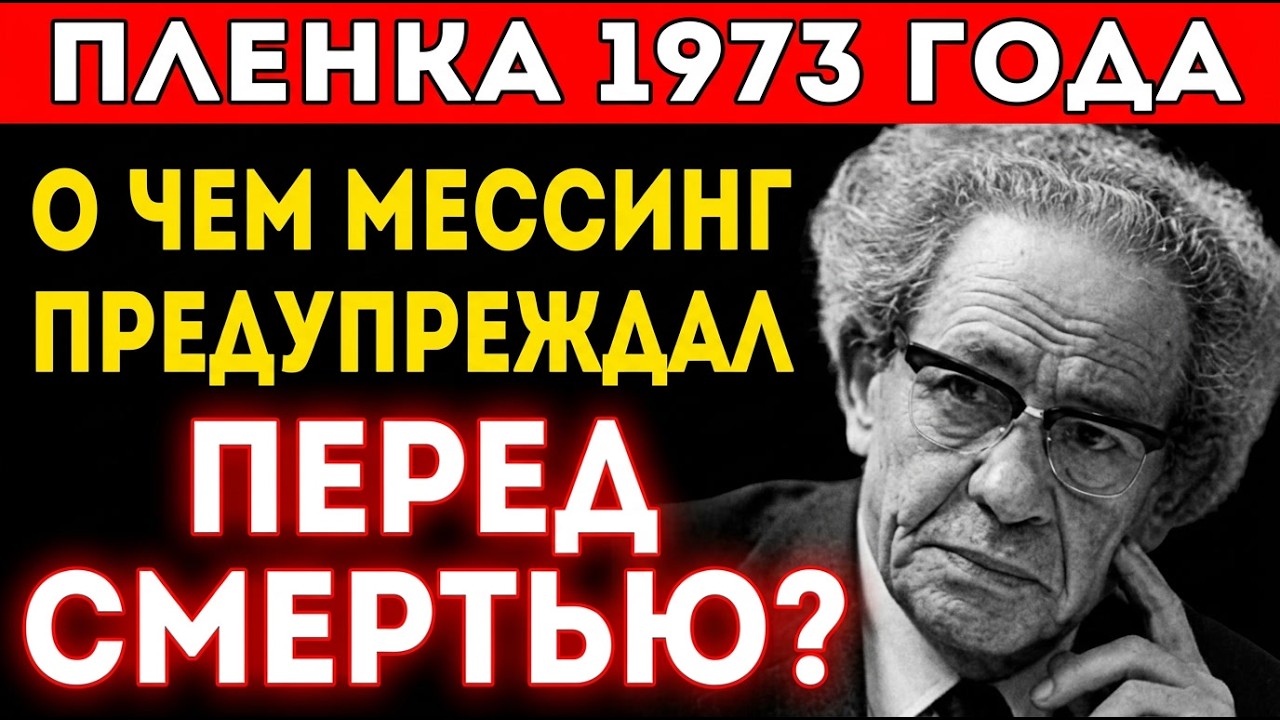 Пленка 1973 года: О чем Мессинг предупреждал перед смертью?