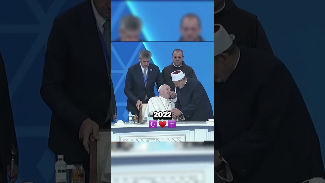 Islam-Christian friendship at different times 2024-1177 #islam #christian #religion #peace #putin