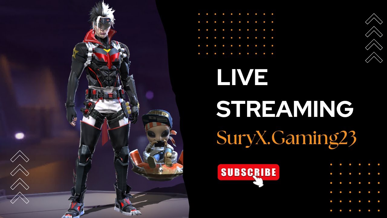 🔥 WELCOME TO LIVE STREAM – FREE FIRE 🔥 || SuryX.gaming23 || #live #freefire #livestream #shorts