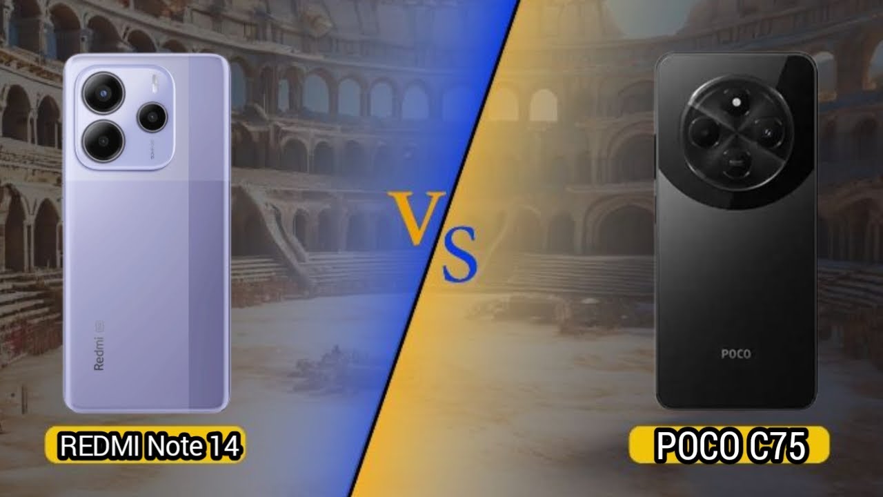 REDMI Note 14 5G VS POCO C75 We are the best mobile compare