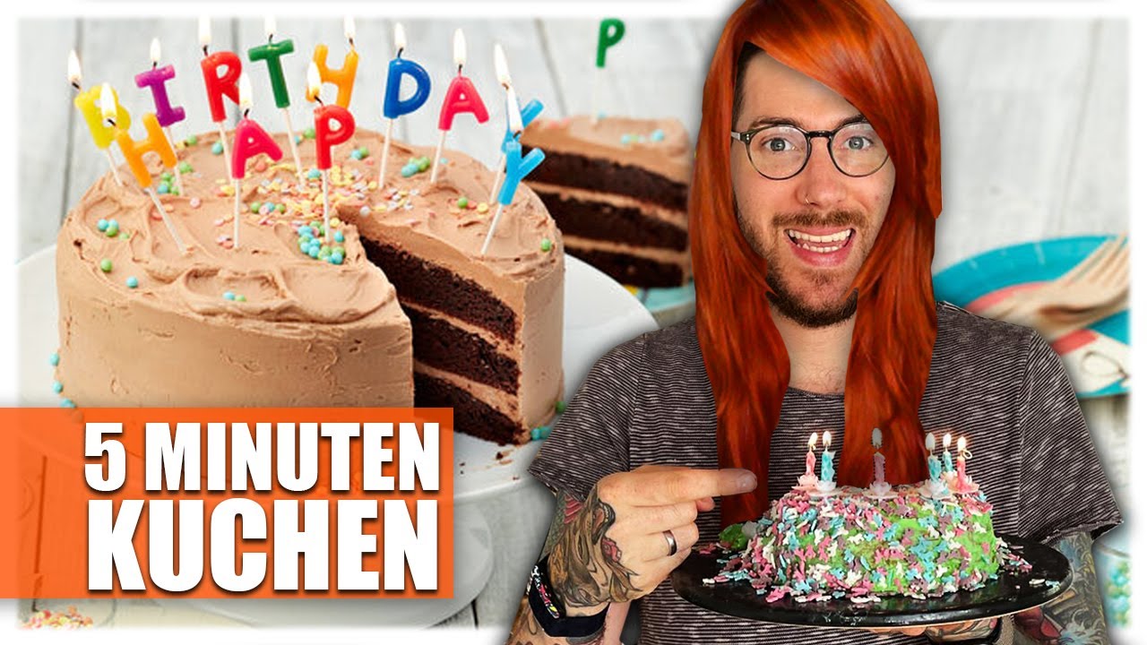 KÜCHENCHAOS SPECIAL | 5 Minuten Kuchen zu Nadines Geburtstag! 🎉