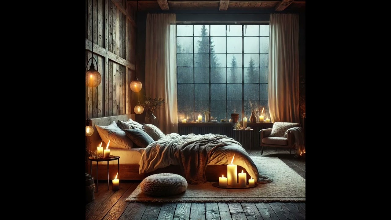 Cozy room #thunderstormrainsounds #relax #relax