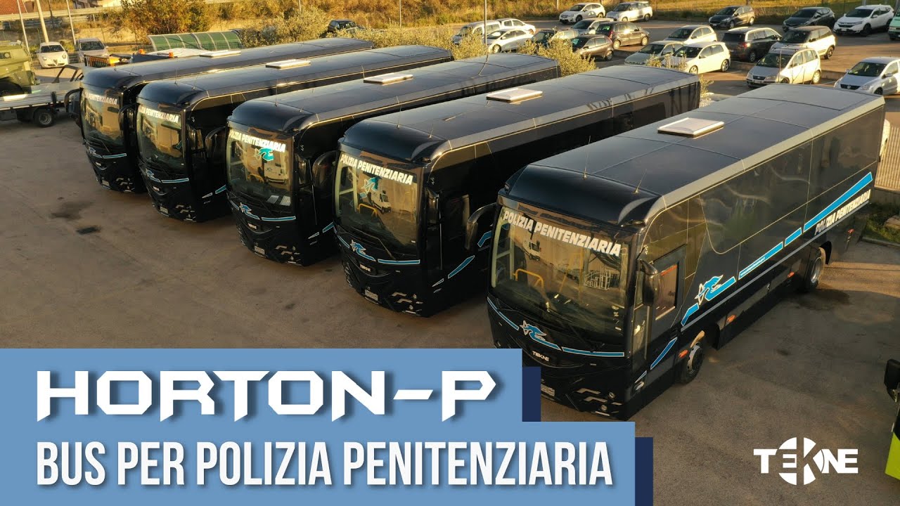 HORTON-P | Autobus speciali Tekne per la Polizia Penitenziaria