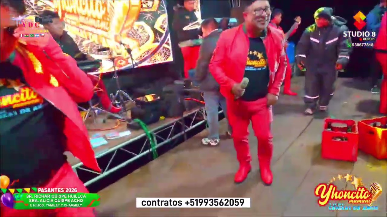 Yhoncito Mamani y su grupo cenizas de amor En vivo carnavales de challapampa 2026 una carta de amor 