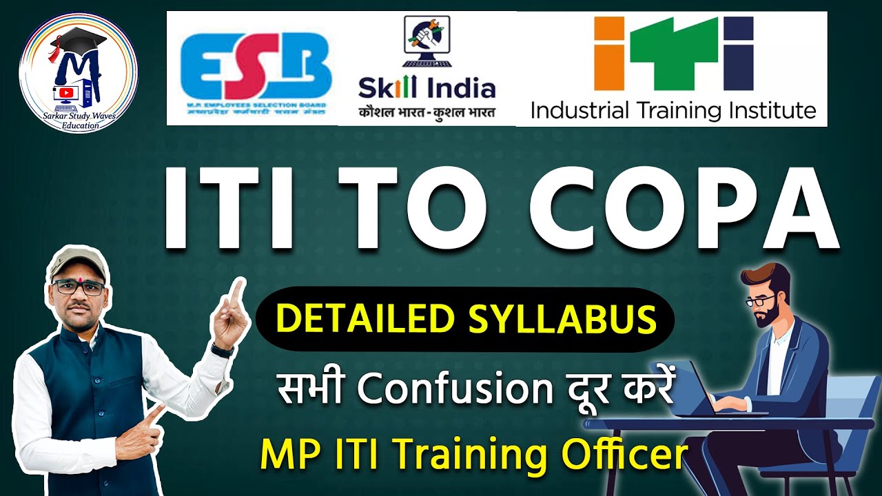 ITI Training Officer COPA | Detailed Syllabus Explanation | Exam Strategy