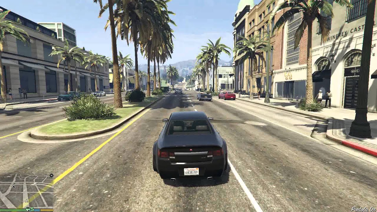 Grand Theft Auto V AMD Radeon HD 5670 1GB GDDR5 128Bit Gameplay 1080p