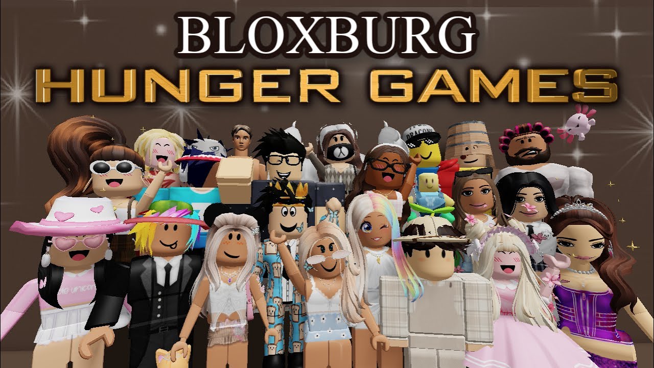 BLOXBURG YOUTUBER HUNGER GAMES | BLOXBURG ROBLOX | ROBUILDS