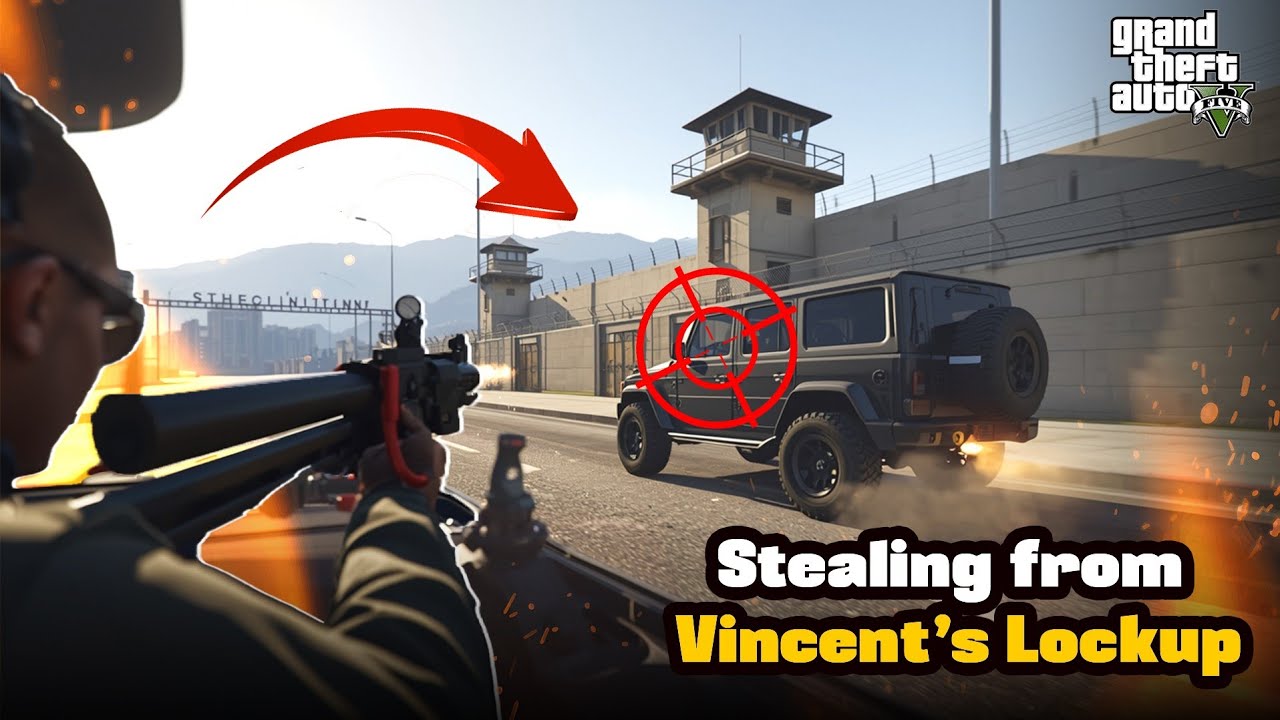 Vincent’s Lockup Heist 😈 | GTA V GAMEPLAY #4 