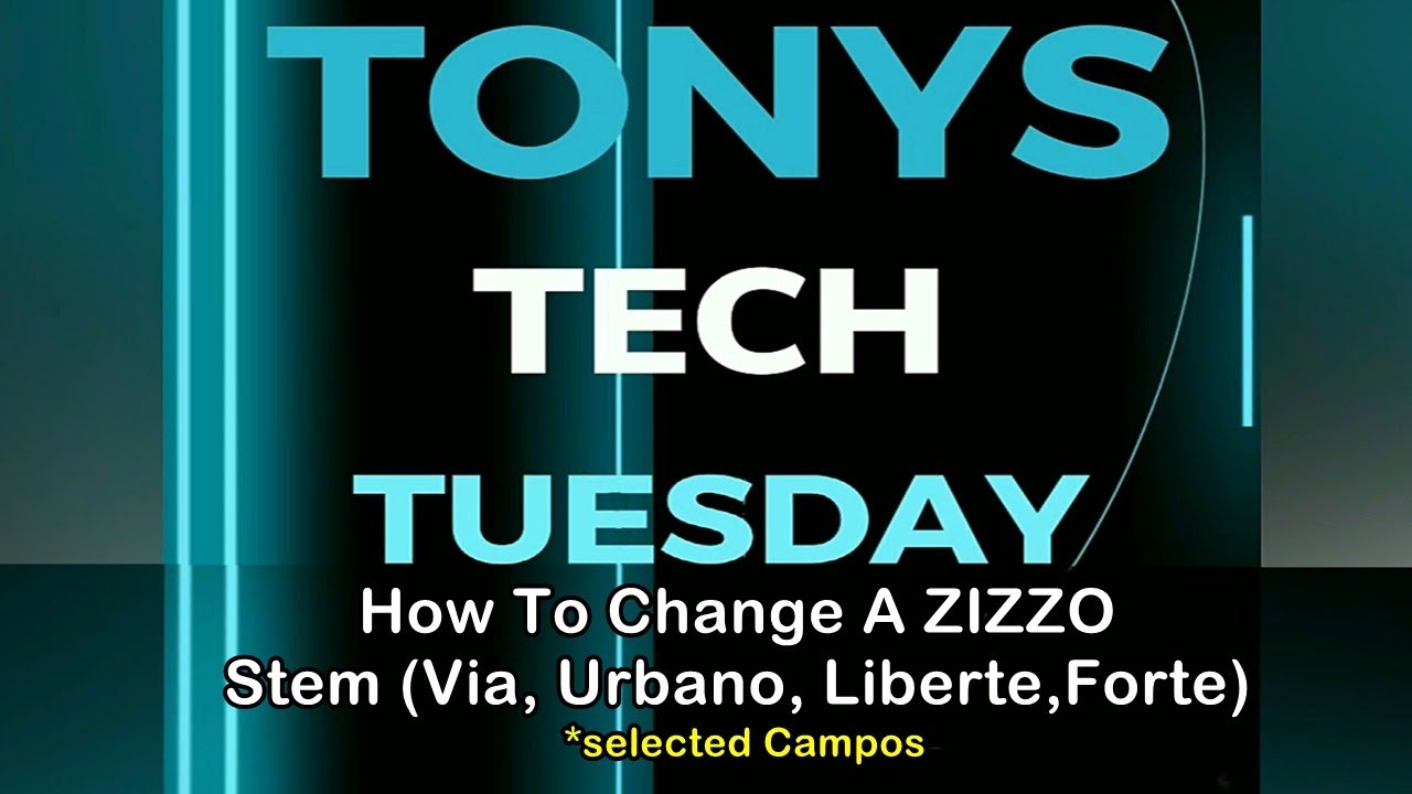 Tony's Tech Tuesday Ep 36 How To Change Stem On Via, Forte, Liberte, Urbano, Marino and e-Forte