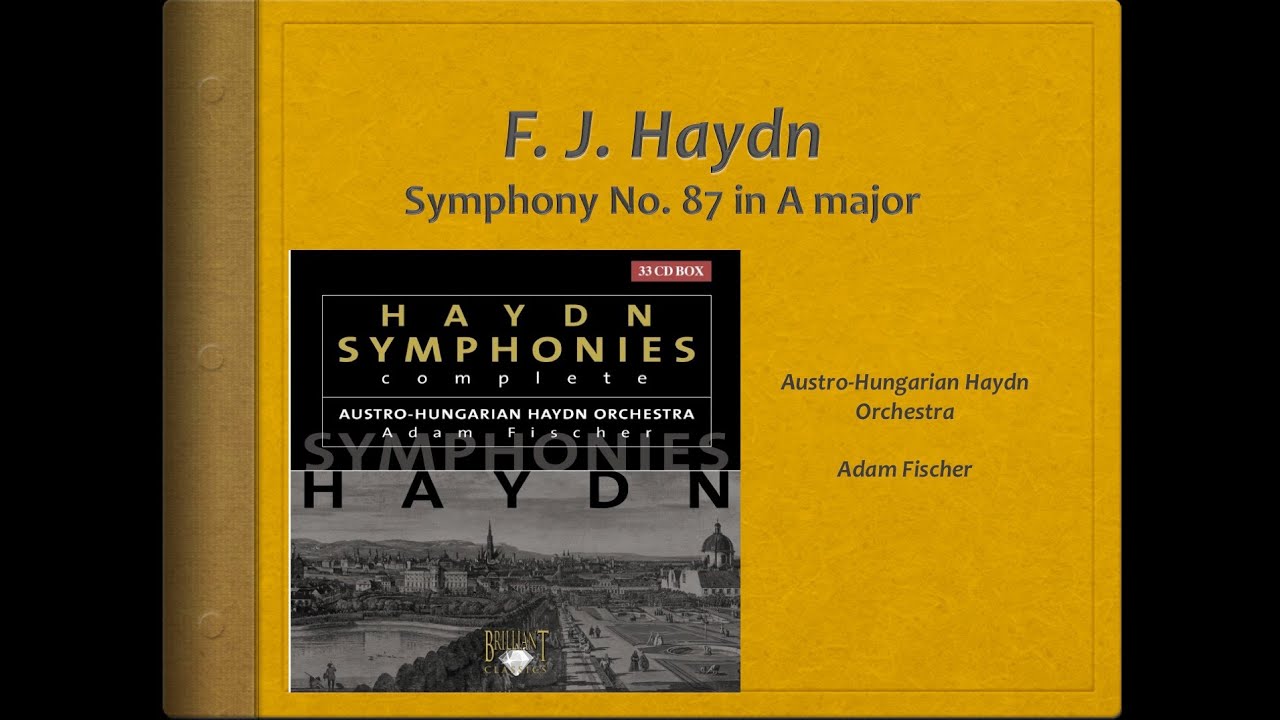 Haydn, Symphony 87 - Video Score - Adam Fischer