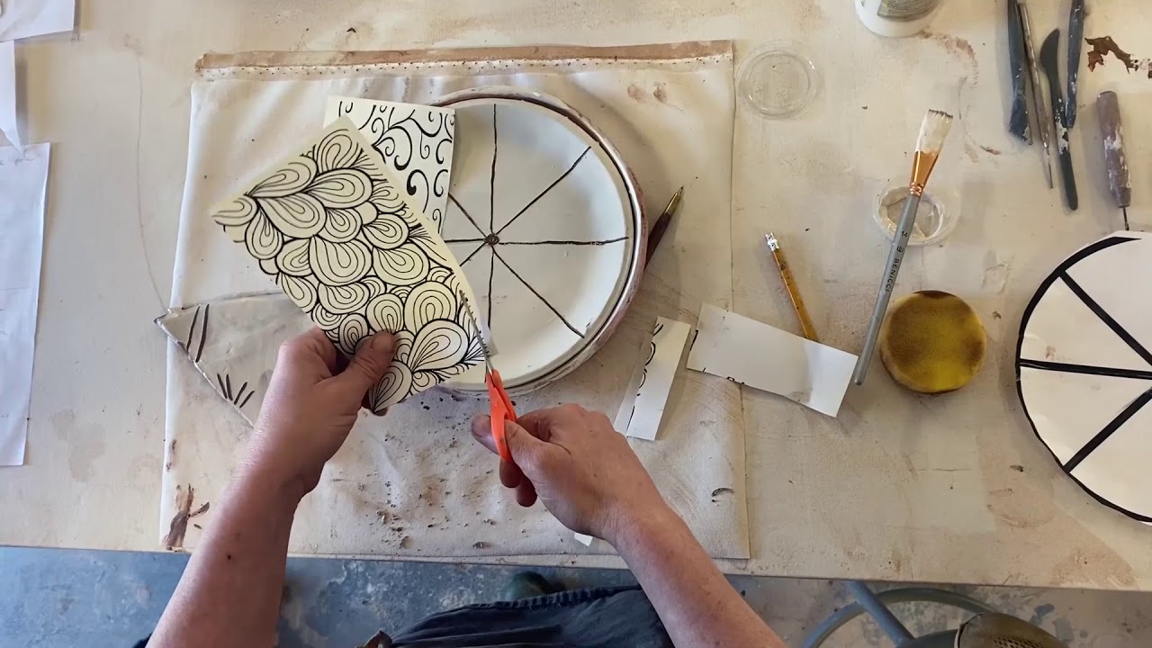 Pottery | Sgraffito Plate