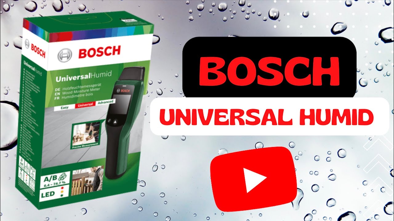 How to measure humidity? Bosch UniversalHumid - Wood Moisture Meter - Unboxing & Setup