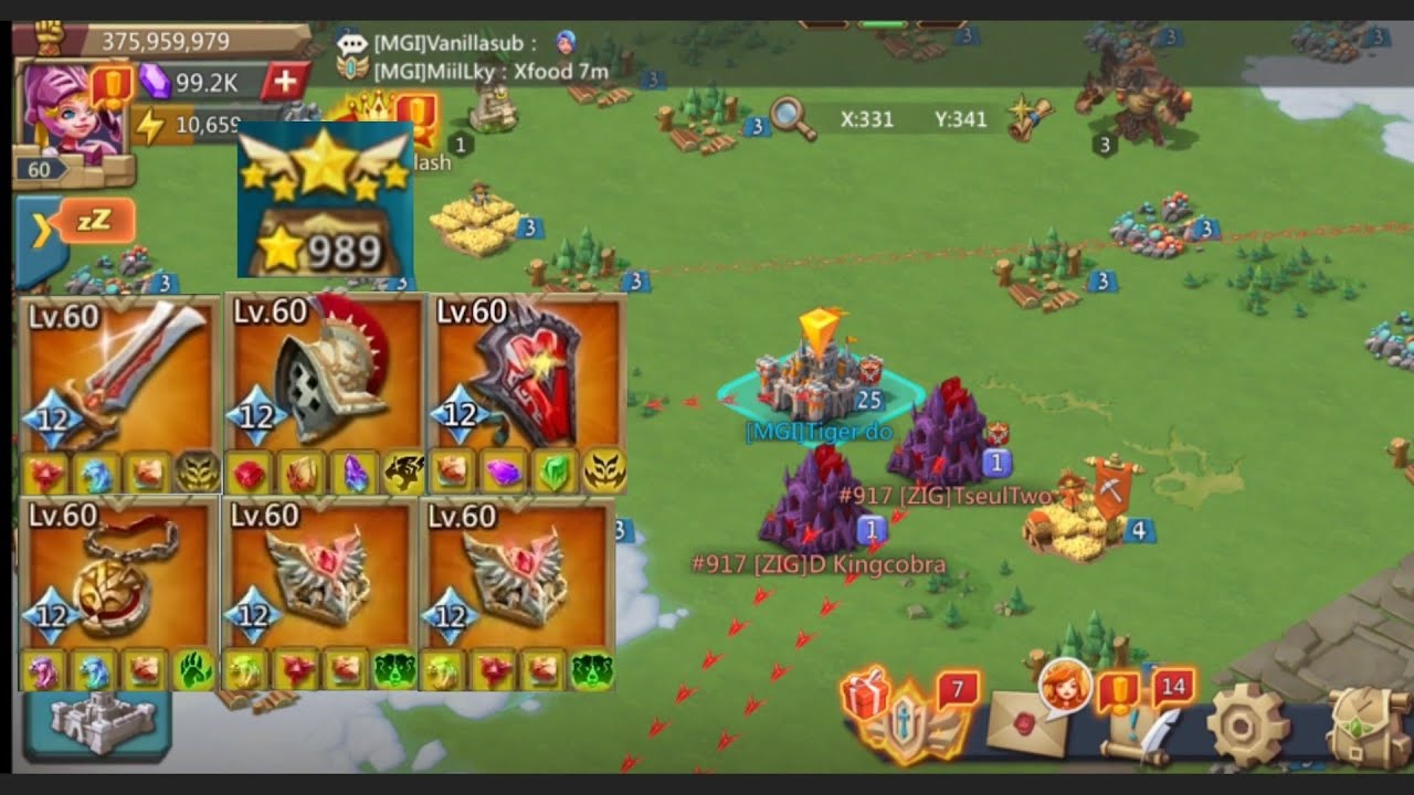 KVK..MAX TITAN COME FOR MY MINI RALLY TRAP..LORDS MOBILE