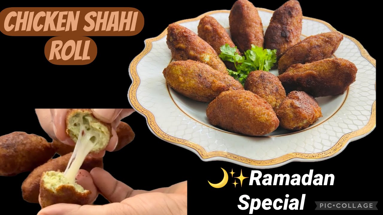 ✨🌙Ramadan Special Recipe | നോമ്പ് തുറക് എളുപ്പത്തിൽ ഉണ്ടാകാം ചിക്കൻ ഷാഹി റോൾ #iftar #snacks 