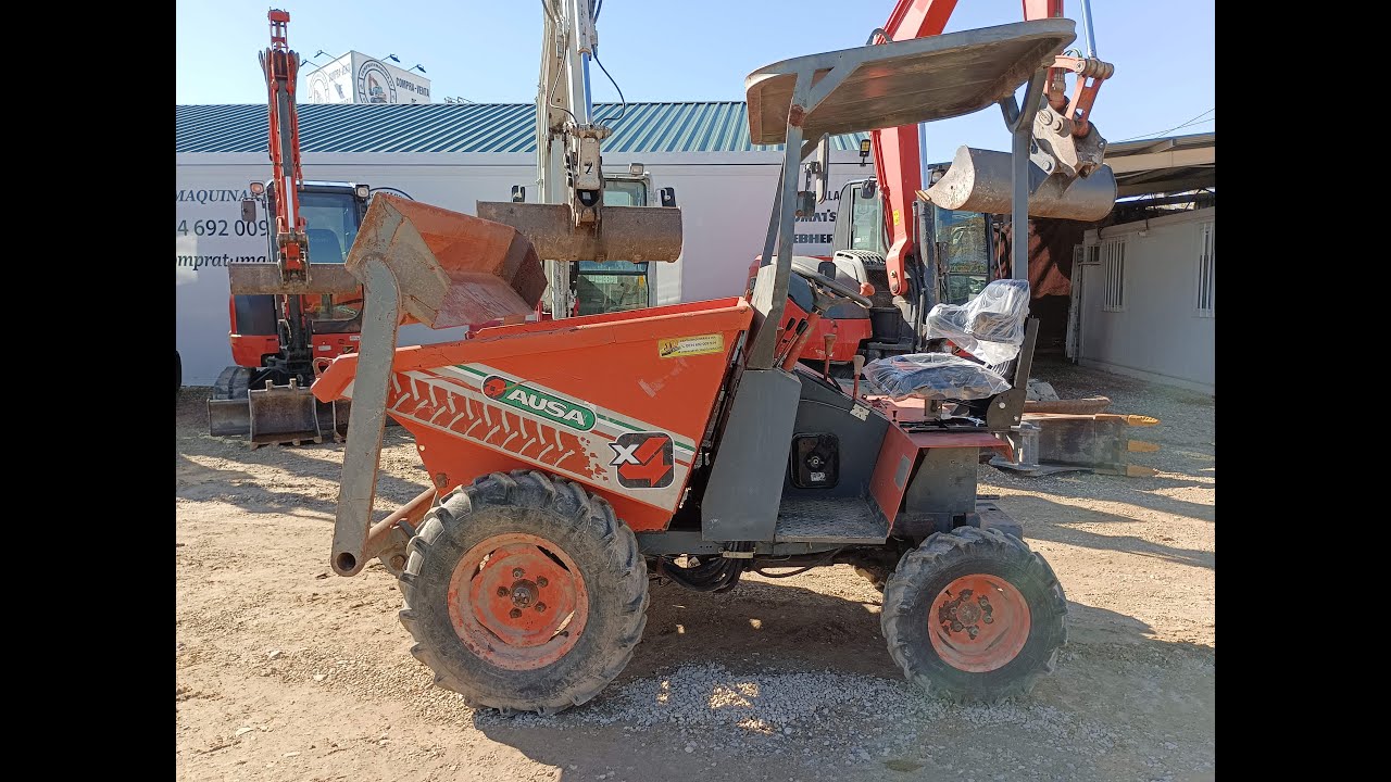 DUMPER AUSA 500 RMX X4 EN FUNCIONAMIENTO / PRUEBA