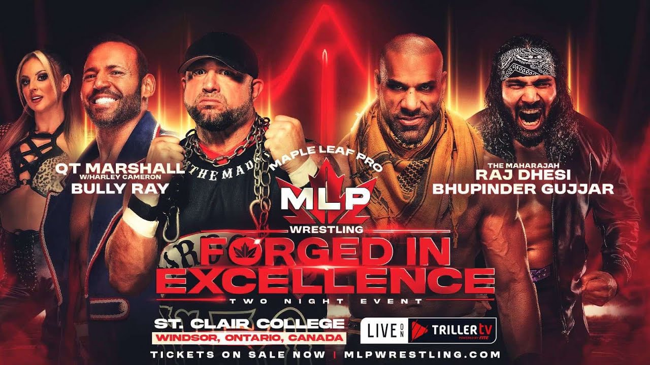 FULL MATCH: Bhupinder Gujjar & Raj Dhesi vs QT Marshall & Bully Ray | MAPLE LEAF PRO | Oct. 20 2024