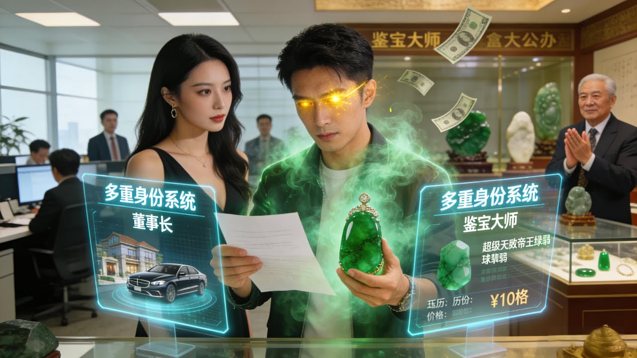 牛馬遭遇職場霸凌，一秒變成公司董事長，整頓職場肅清商業對手，又變成鑑寶大師縱橫古董界，多重身分爽翻天！#首發新劇 #無腦劇 #完結短劇