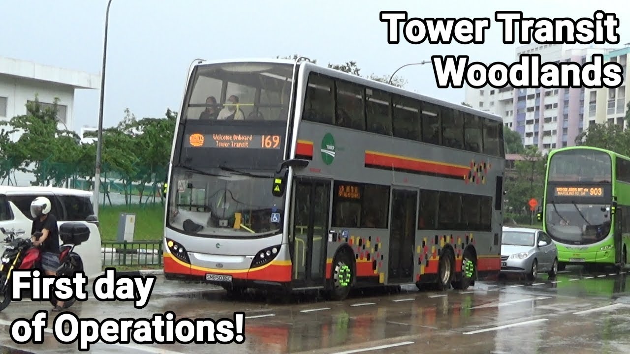 First Day of Operations - Tower Transit Sembawang-Yishun Bus Package (Woodlands Tranche)