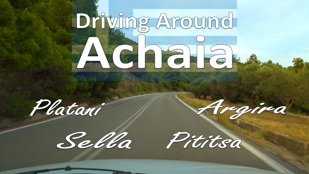 Driving Around - Greek Countryside - Agios Vasileios - Picturesque Village of Pititsa (Rio - Patra)