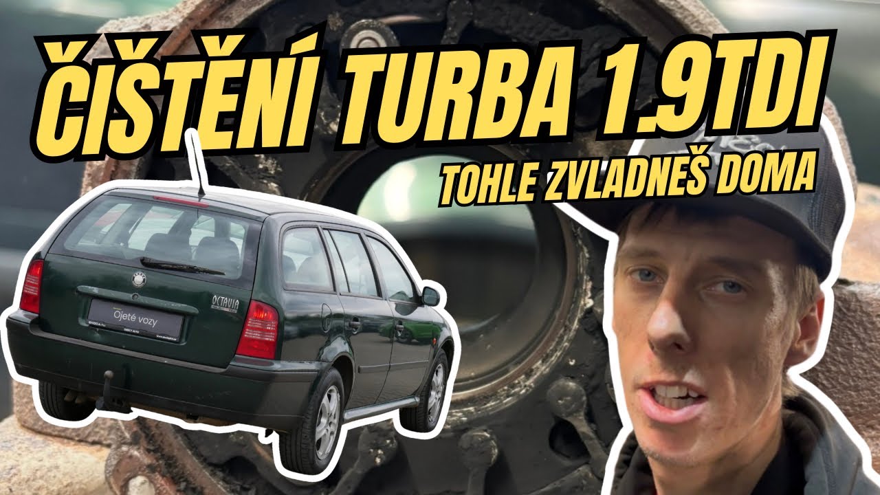 Škoda Octavie čištění Turba/Tohle zvládneš doma [Jak na to] #turbo #1.9tdi #skoda #octavia #vw 