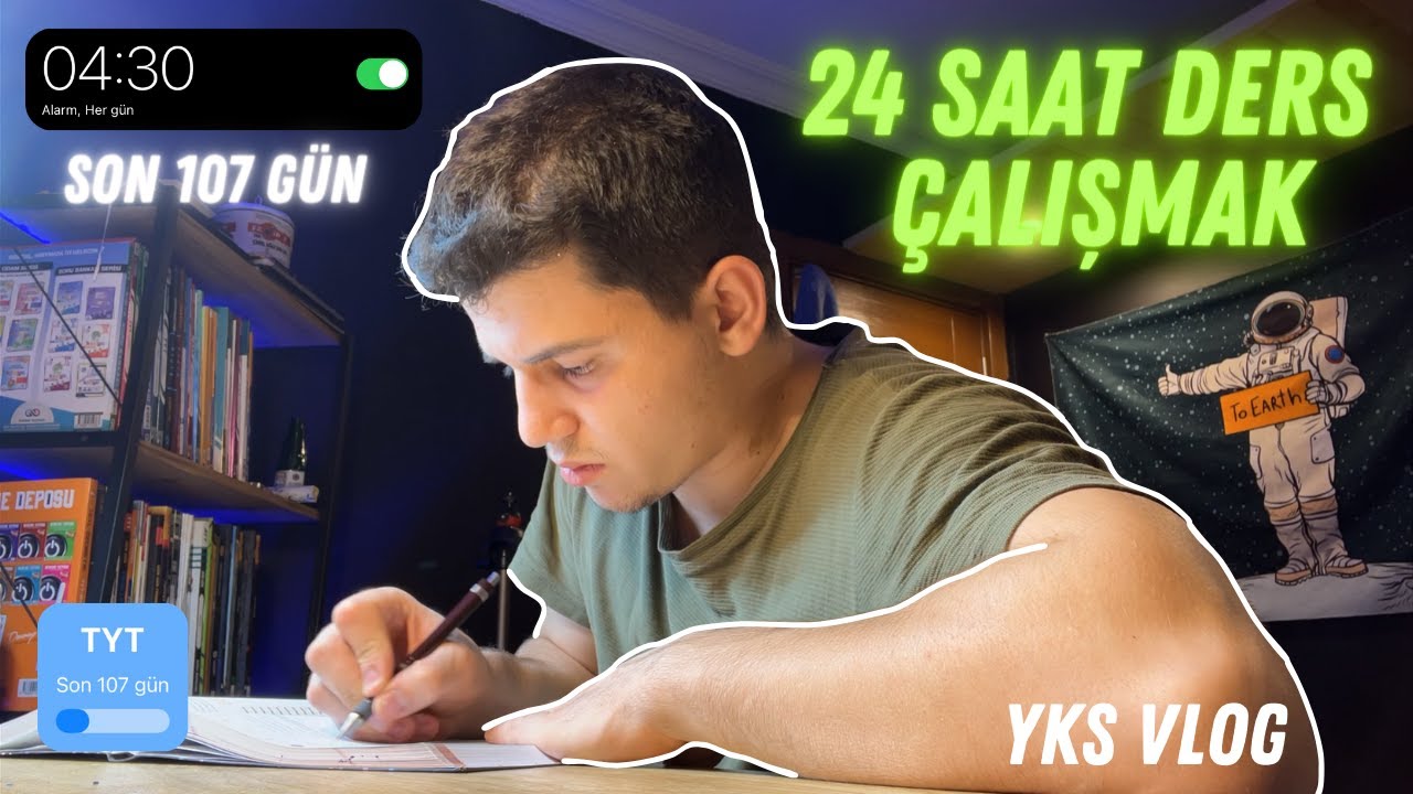 2 GÜNDE 24 SAAT DERS ÇALIŞTIM😰Bazen zorlamak gerekir | YKS 2025 ÇALIŞMA GÜNLÜĞÜM #yks2025