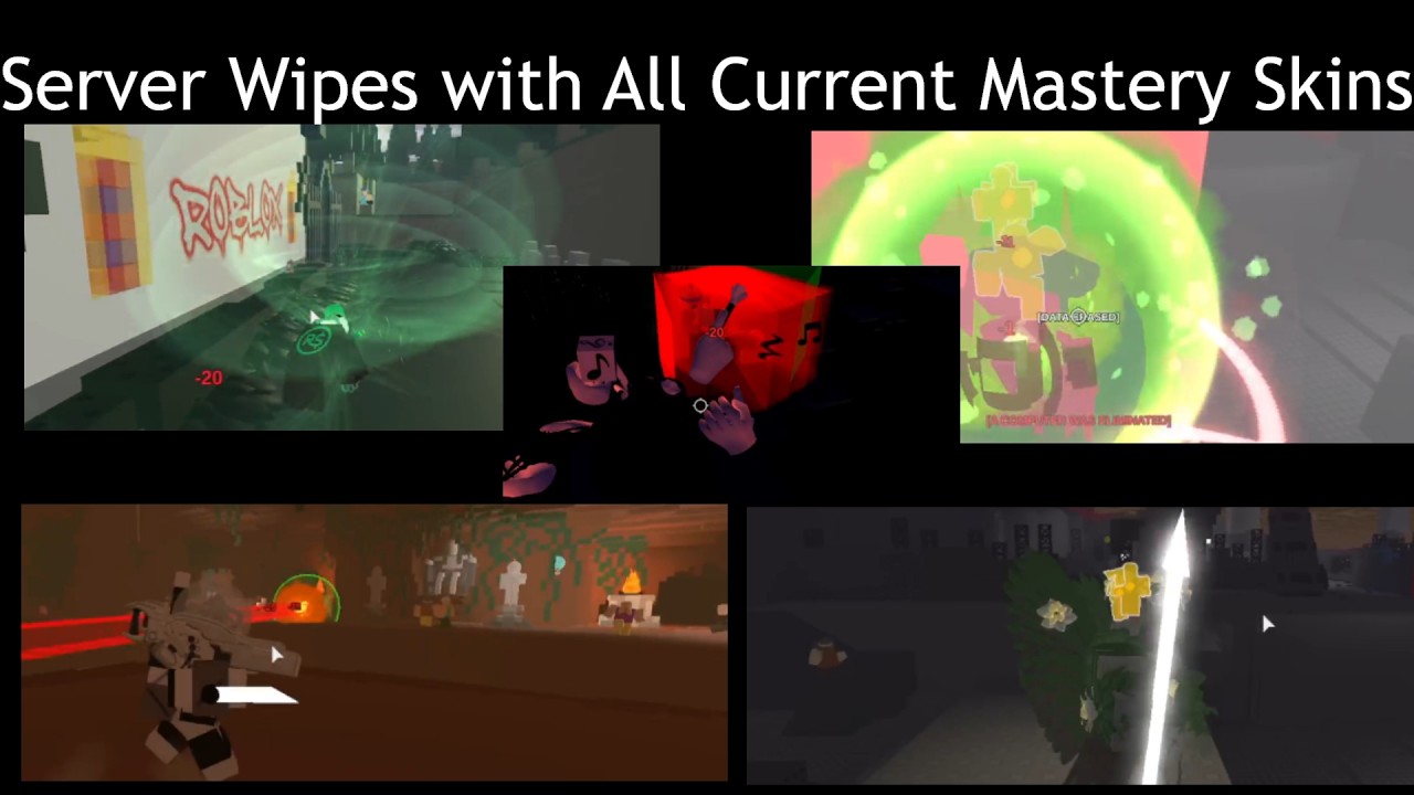 Die of Death: Server wipe with All Current Mastery Skins