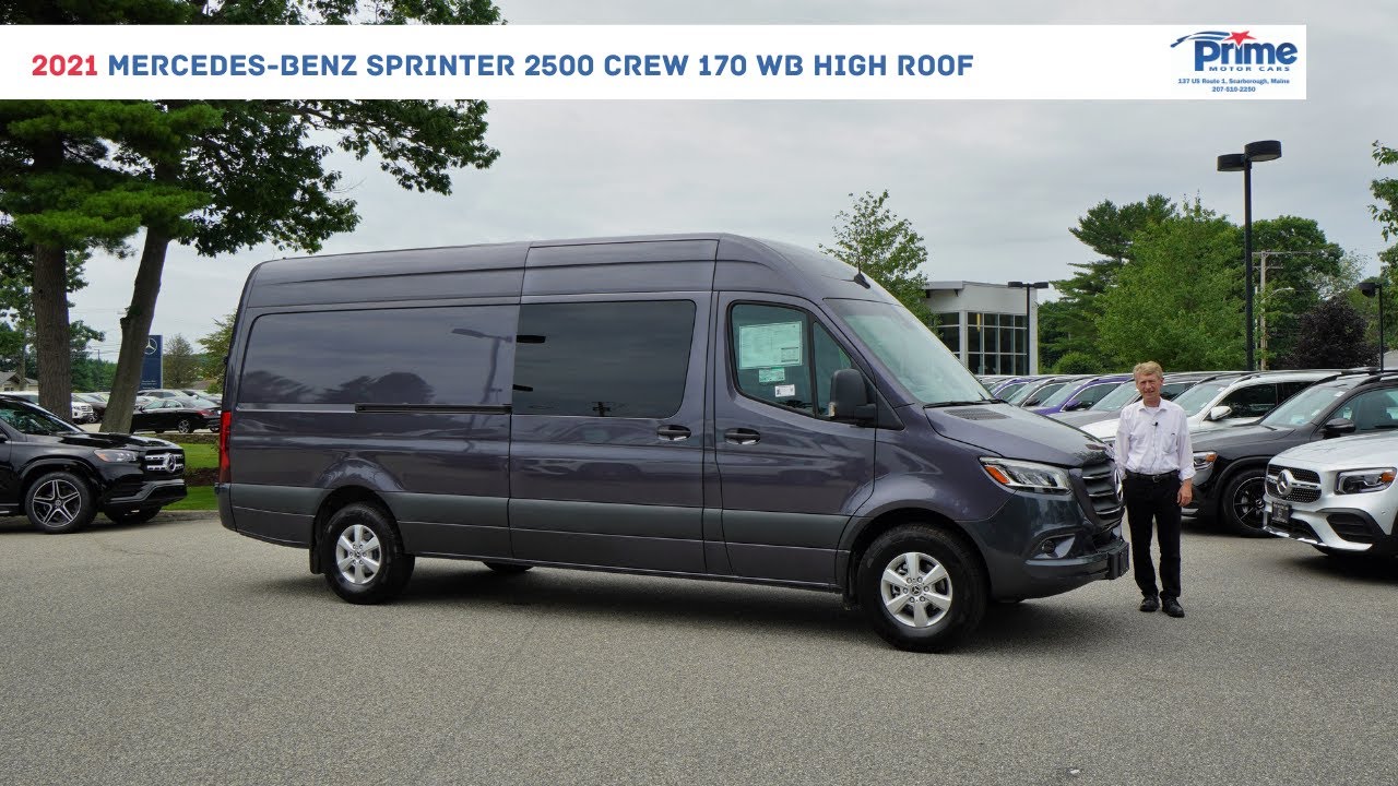 2021 Mercedes-Benz Sprinter 2500 Crew 170 WB High Roof | Video Tour with Roger