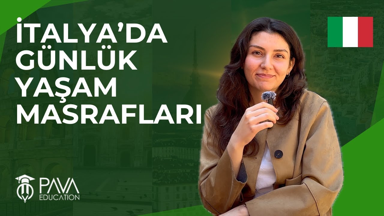 İtalya'da Günlük Yaşam Masrafları | Ulaşım, Market, Üniversite..