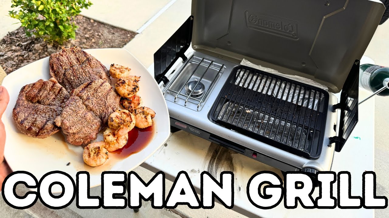 Coleman 2 and 1 Camping Grill Top Review