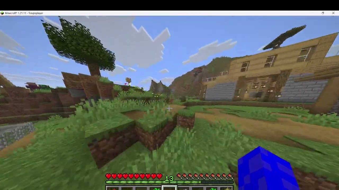 Minecraft Farm House decoration and get the animal in the farm and make the wheat farm In Survival.