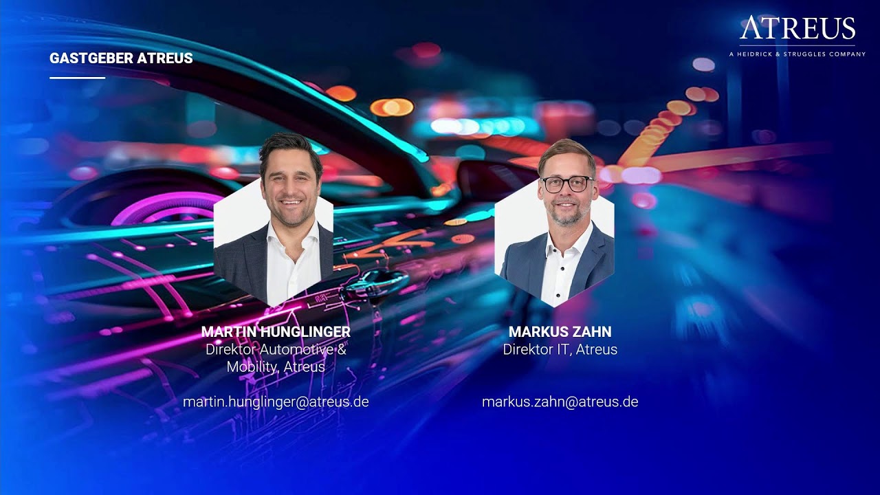 Code. Cloud. Car – Strategien für mehr Wertschöpfung und Speed im SDV - Atreus A·lounge Automot