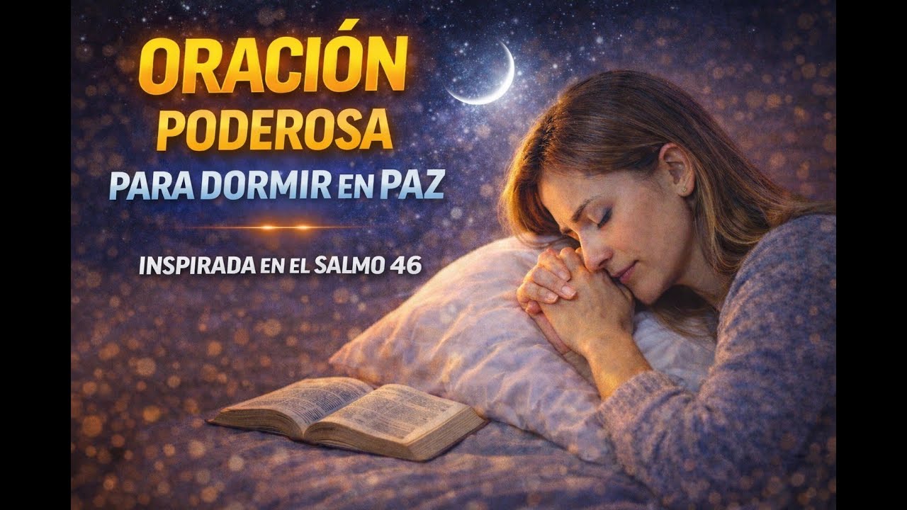 SUBLIME ORACIÓN PARA DESCANSAR ESTA NOCHE| Salmo 46