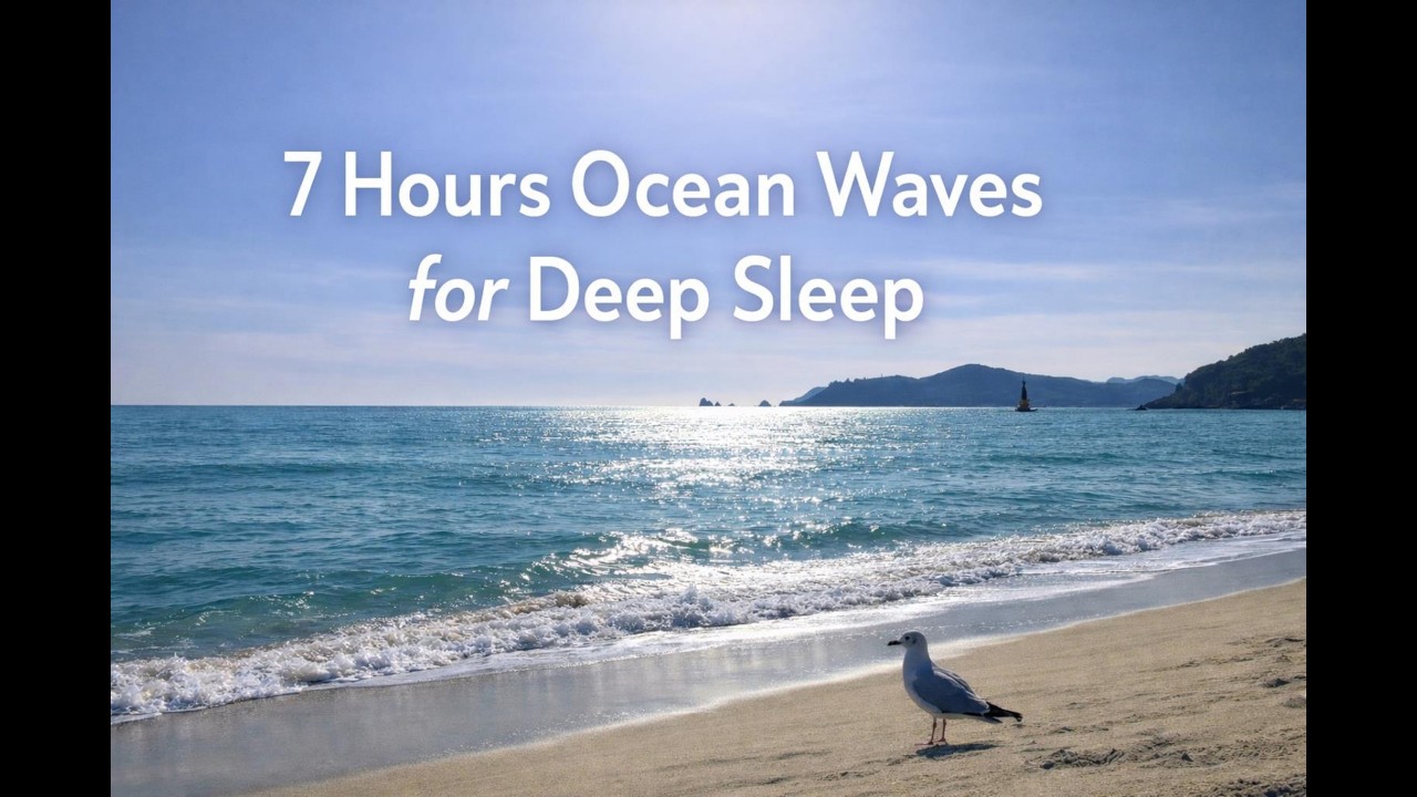 7hours ocean waves haeundae korea deep sleep
