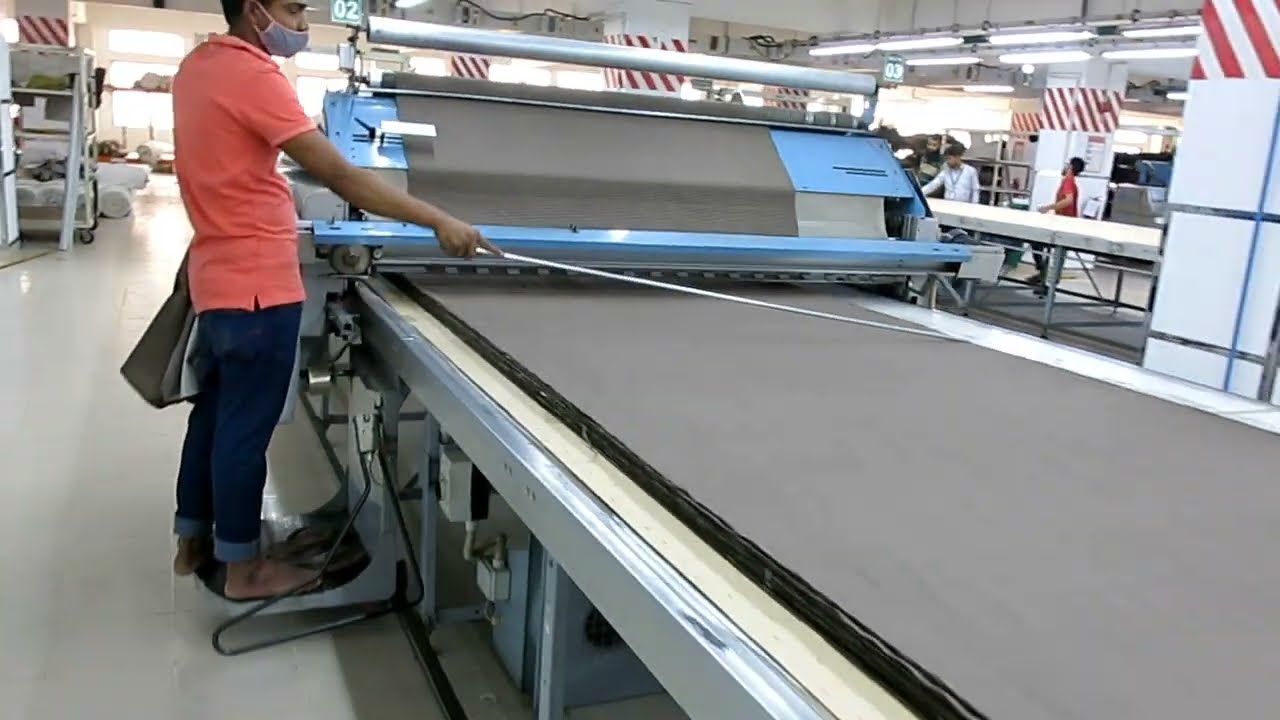 Fabric Spreading Machine // Spreader // Auto Fabric Spreader // Cutting Section @rmghossain