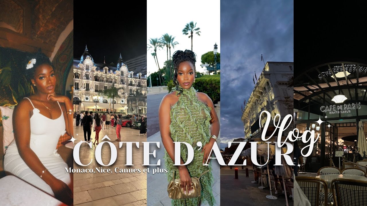 VLOG: Côte d'Azur - Monaco, Nice, Cannes et plus 🎀🌴