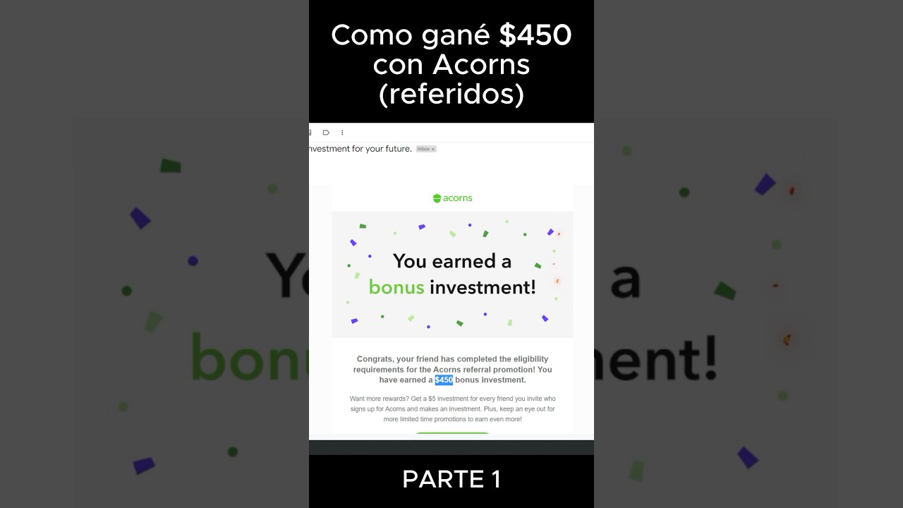 $450 con Acorns referidos! #financialfreedom  #ezmoney #inversiones #investing #money #lifehacks