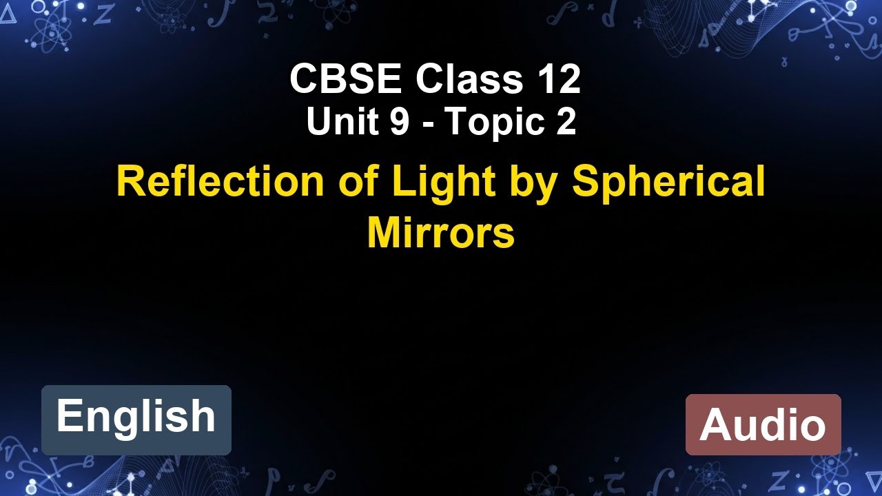 Unit 9 – Reflection of Light by Spherical Mirrors | CBSE 12th (English) | The 5-Minute Teacher