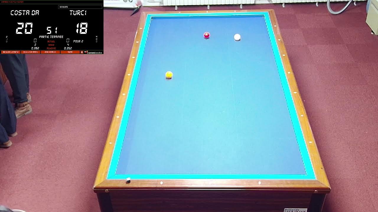 Billard 5 : Qualifications Aisne finale 3B R1