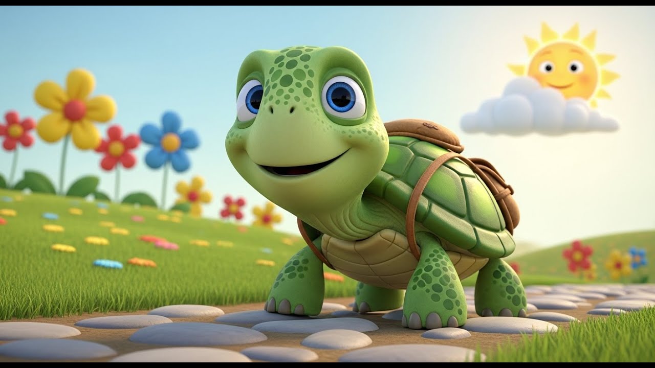 A TARTARUGUINHA LENTA E FELIZ