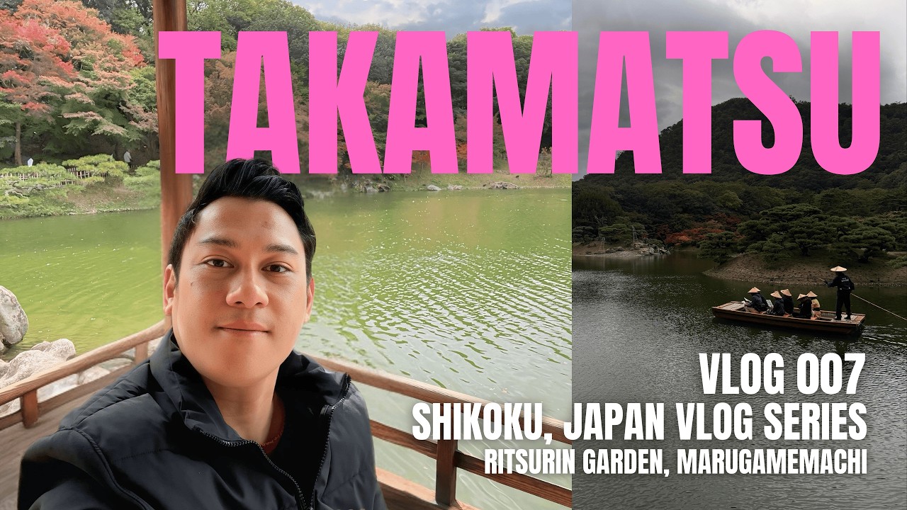 Zen Mode in TAKAMATSU City, Kagawa, Shikoku | Japan Vlog Series | Ritsurin | JM's Life in Clips