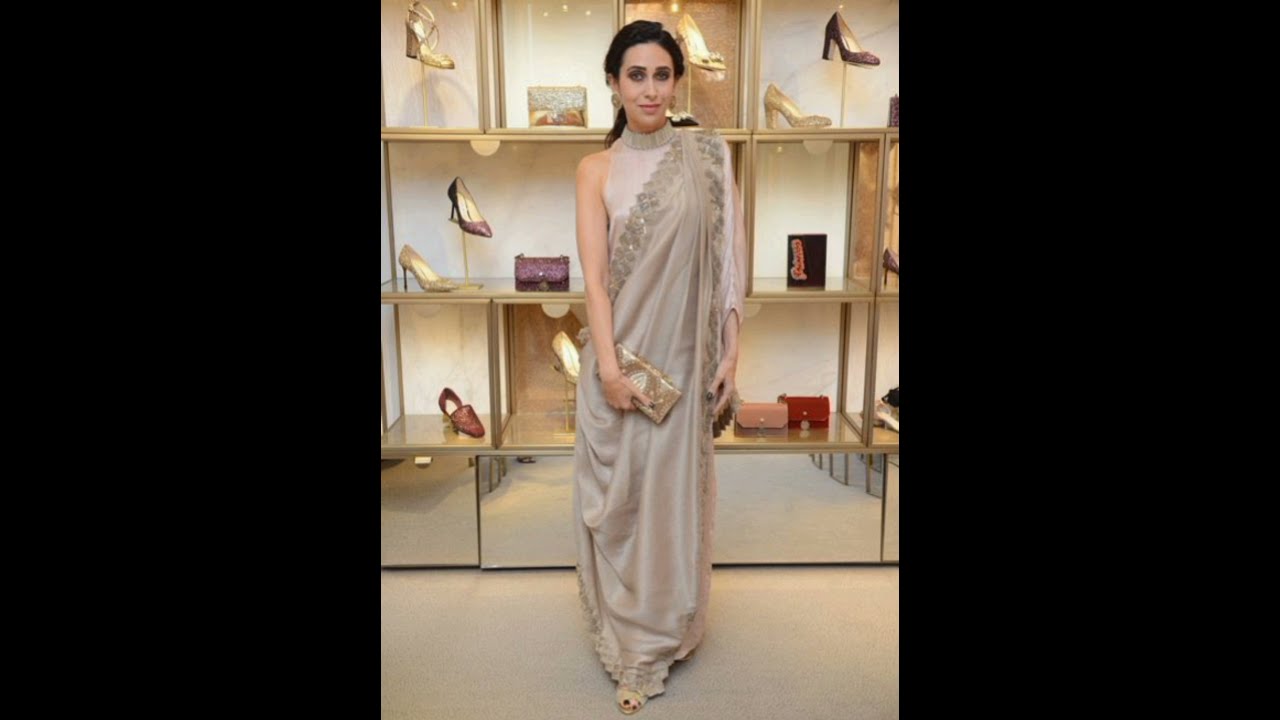 pant style saree # wedding guest outfit ideas 1