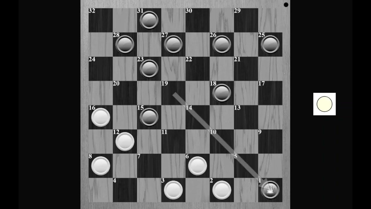 Spanish Checkers Games2WhiteWin