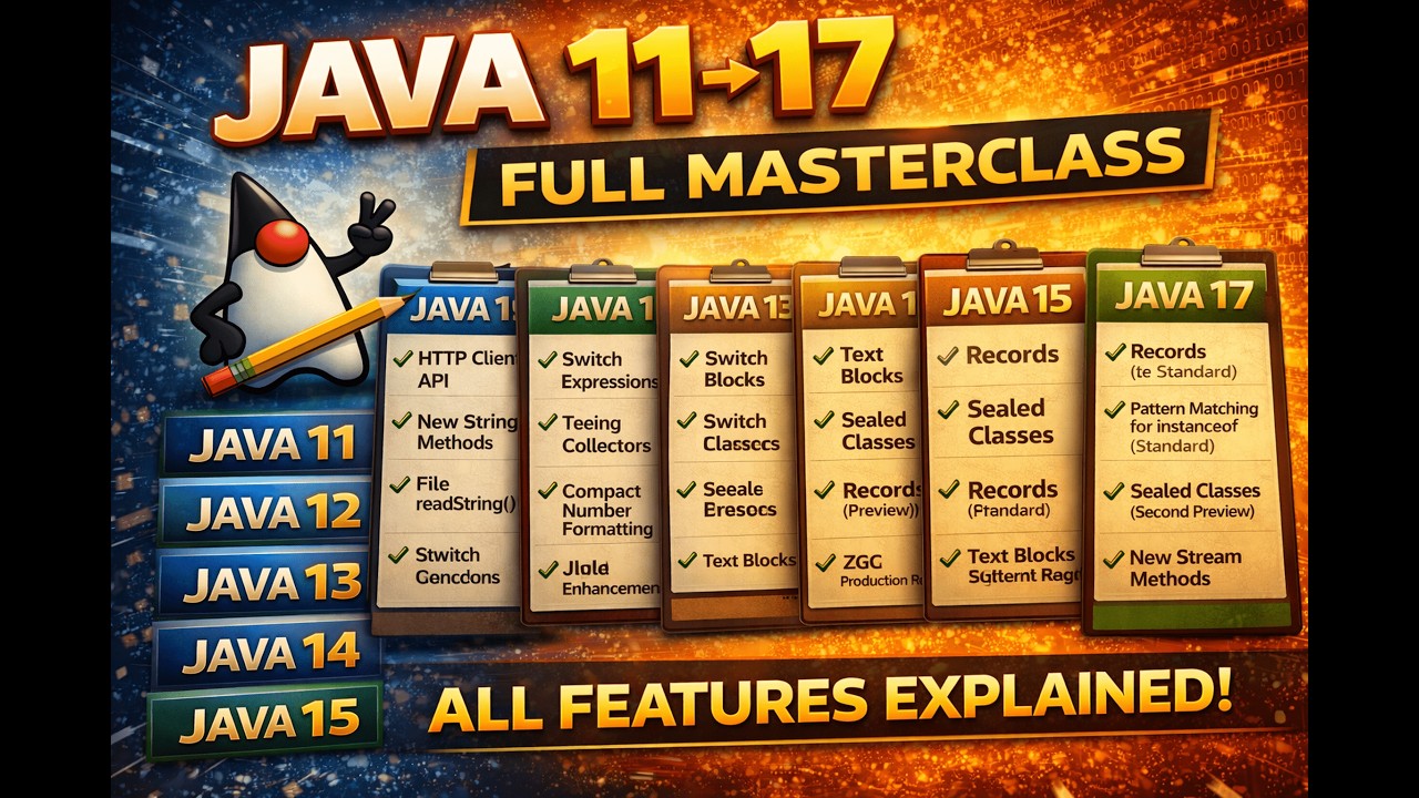 Copy of Java 11 to Java 17 – Complete Feature Breakdown #Java#Java11#Java17