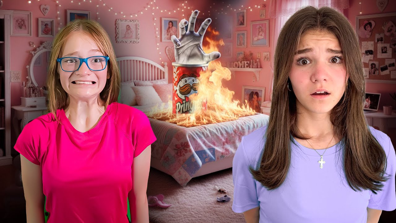 Ночёвка с привидениями! Проклятие чипсов! W@Carlaylee