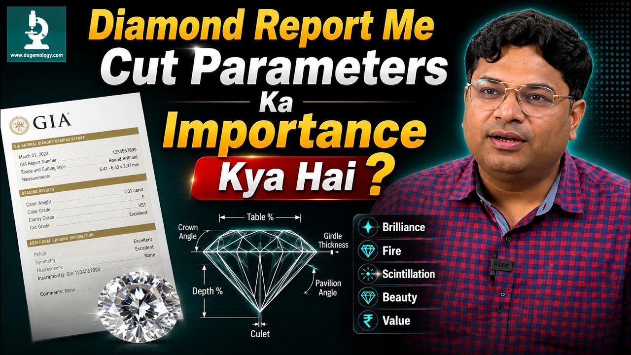 Diamond Report Me Cut Parameters Ka Importance Kya Hai |