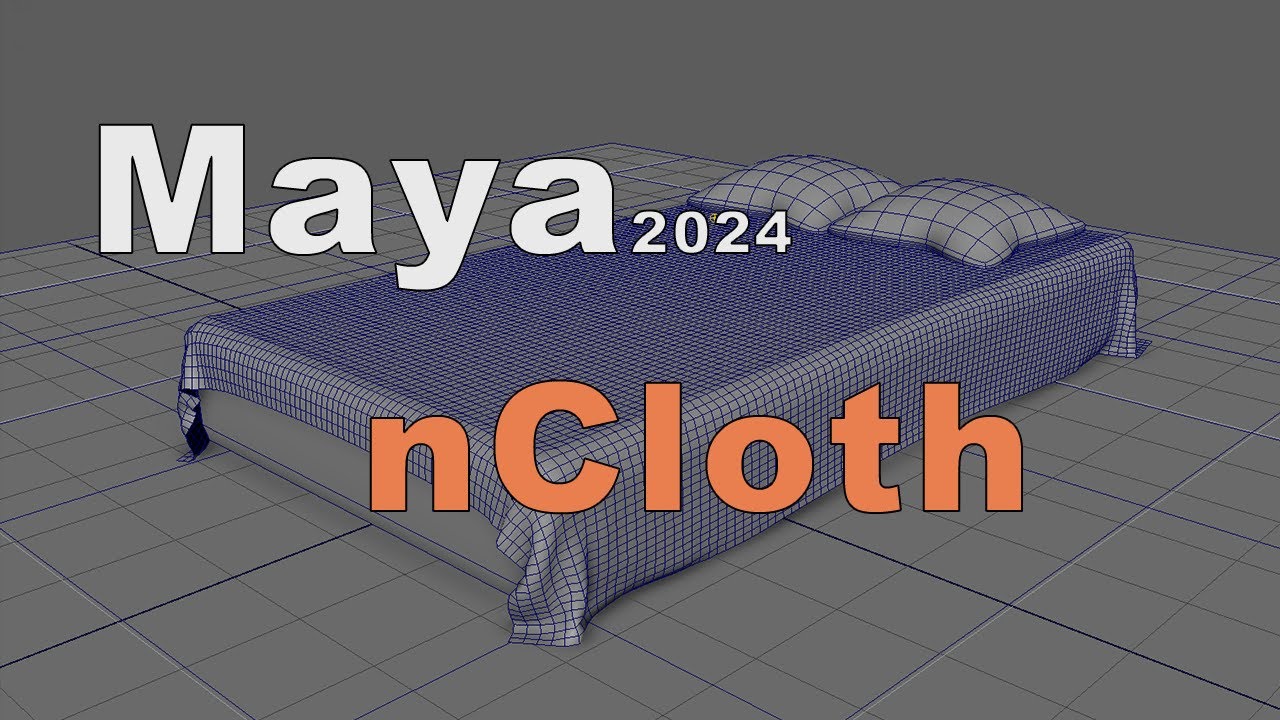 Como Usar nCloth desde Cero en Autodesk Maya 2024