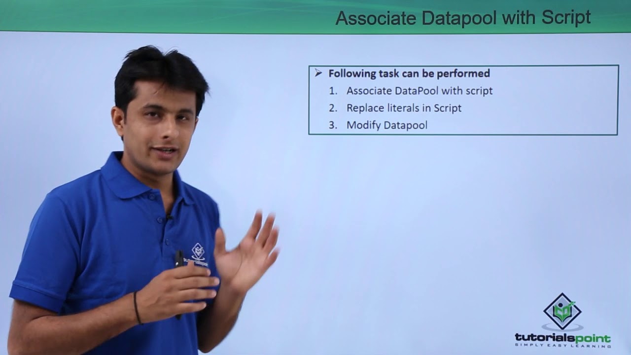 Associate Datapool with Script