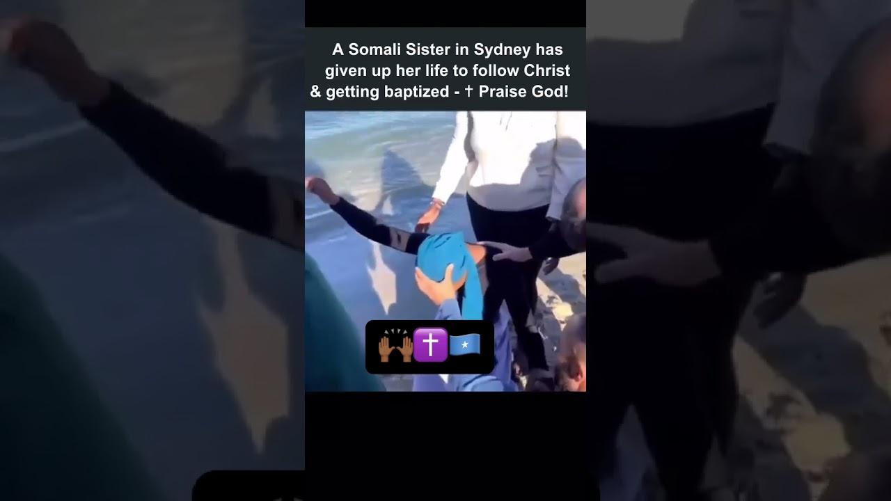 Somali Muslim Sister Turned Christian - Public Profession of faith by Baptism ✝️!!